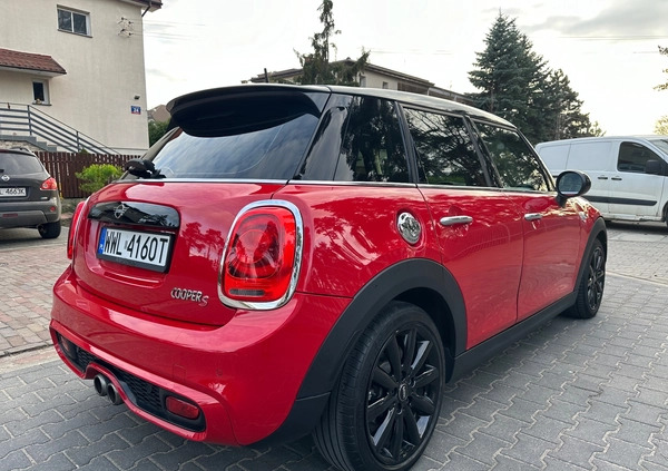 MINI Cooper S cena 75000 przebieg: 48000, rok produkcji 2019 z Warszawa małe 172